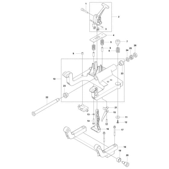 Pivoting Arm for Husqvarna RZ-43L Robotic Mower