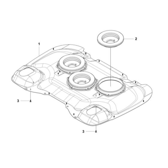 Plate, Protection for Husqvarna RZ-43M Robotic Mower