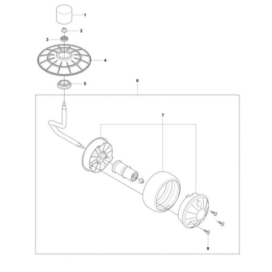 Wheel, Tires for Husqvarna RZ-43M Robotic Mower