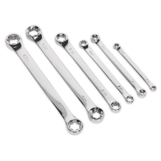 TRX-Star Double End Spanner Set 6pc Sealey Part No. S01107