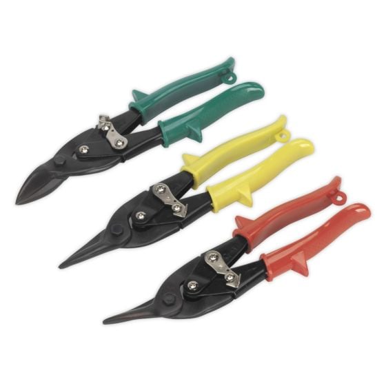 Aviation Tin Snips Set 3pc Sealey Part No. S0468