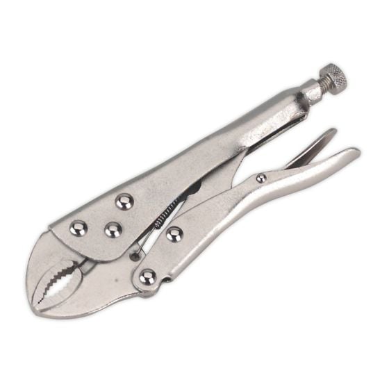 Locking Pliers 175mm Curved Jaw Sealey Part No. S0486