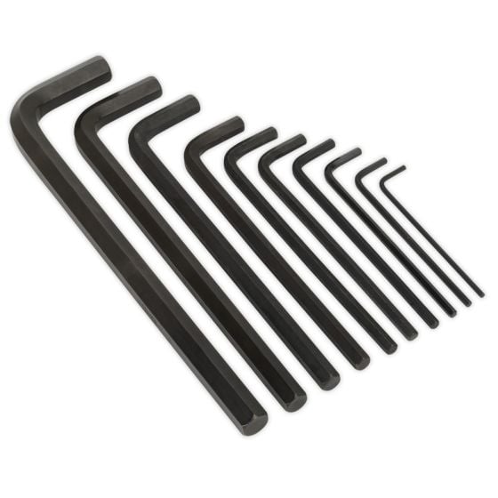 Extra-Long Hex Key Set 10pc Metric Sealey Part No. S0639