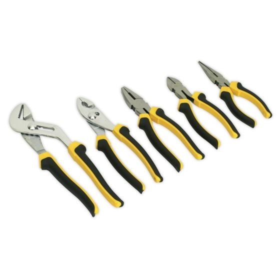 Comfort Grip Pliers Set 5pc Sealey Part No. S0646