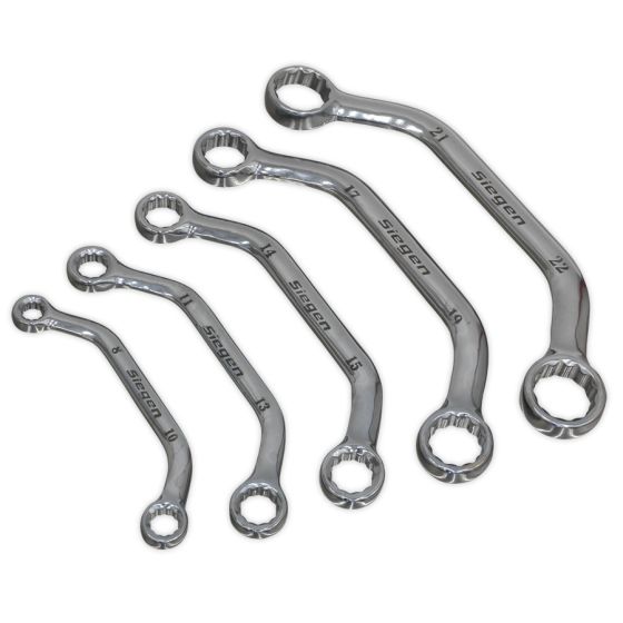 Obstruction Spanner Set 5pc Metric Sealey Part No. S0716