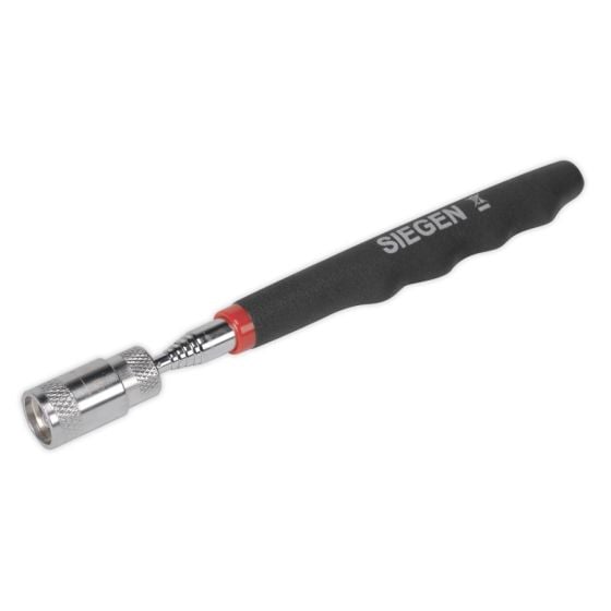 Heavy-Duty Magnetic Pick-Up Tool with LED 3.6kg Capacity Sealey Part No. S0903