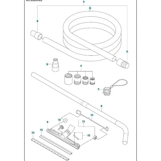 Accessories for Husqvarna S13 Dust Extractor