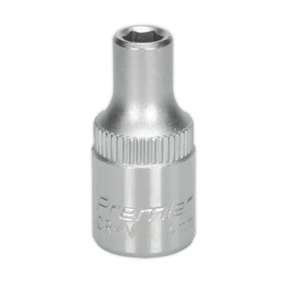 WallDrive Socket 4mm 1/4"Sq Drive Sealey Part No. S1404