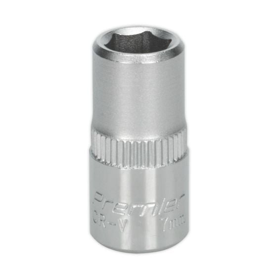 WallDrive Socket 7mm 1/4"Sq Drive Sealey Part No. S1407