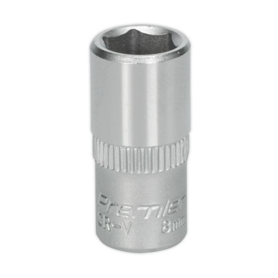 WallDrive Socket 8mm 1/4"Sq Drive Sealey Part No. S1408