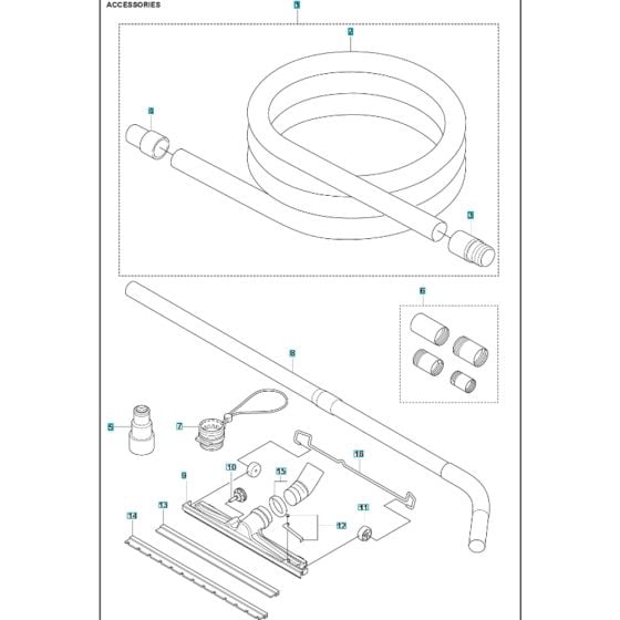 Accessories for Husqvarna S26 Dust Extractor