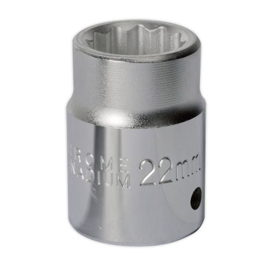 WallDrive Socket 22mm 3/4"Sq Drive Sealey Part No. S34/22