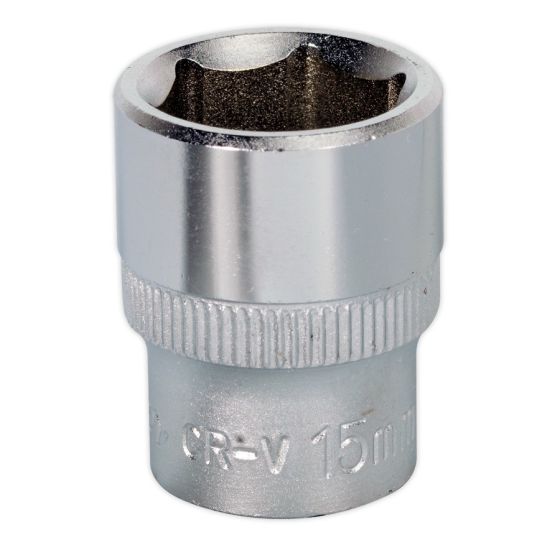 WallDrive Socket 15mm 3/8"Sq Drive Sealey Part No. S3815