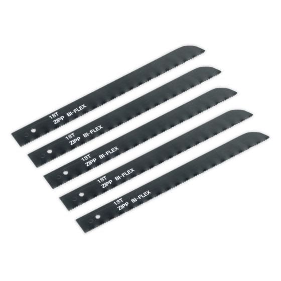 Air Saw Blade 18tpi Pack of 5 Sealey Part No. SA346/B18