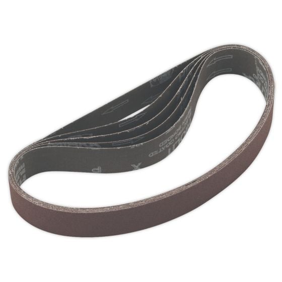 Sanding Belt 30 x 540mm 60Grit Pack of 5 Sealey Part No. SA356B60G