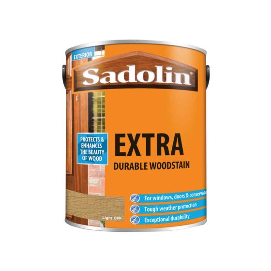 Sadolin Extra Durable Woodstain Light Oak 5 Litre