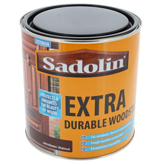 Sadolin Extra Durable Woodstain Jacobean Walnut 1 Litre