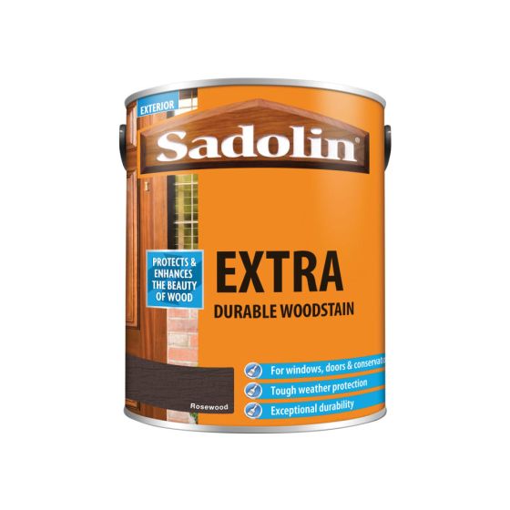 Sadolin Extra Durable Woodstain Rosewood 5 Litre