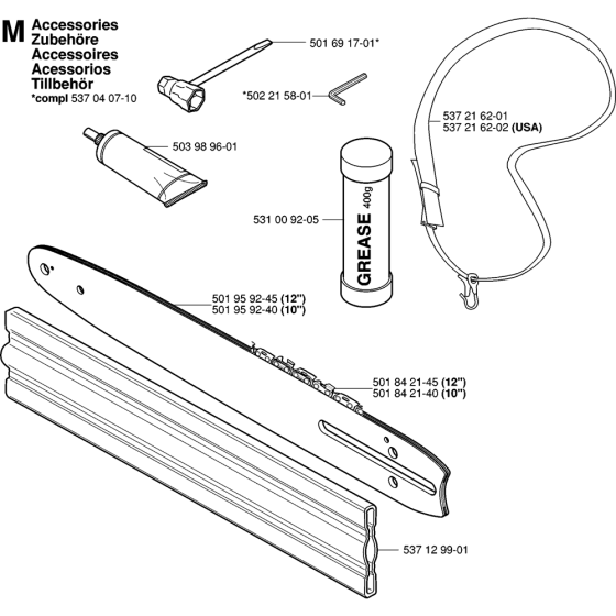 Accessories for Husqvarna Saw Attachment Pole Pruners