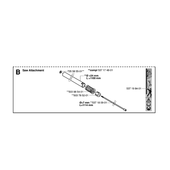 Attachments for Husqvarna Saw Attachment Pole Pruners