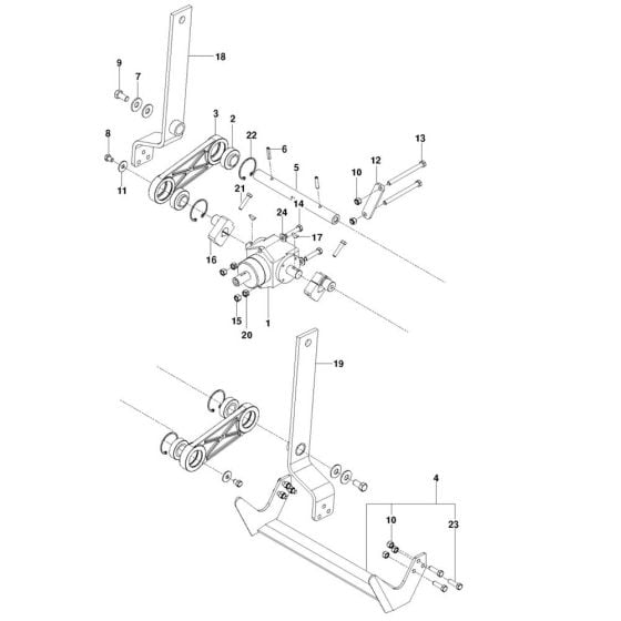 Blade Drive Assembly for Husqvarna SC18A Sod Cutter