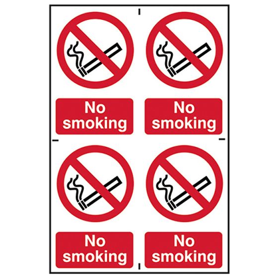 No Smoking - PVC 200 x 300mm by Scan - 552