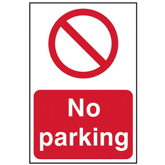 No Parking - PVC 200 x 300mm by Scan - 605