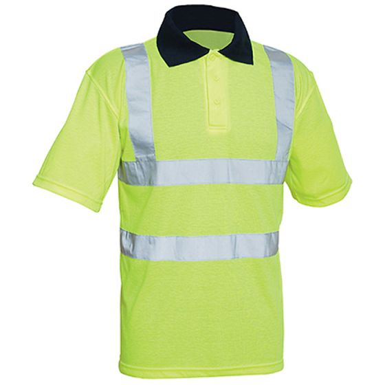 Hi-Vis Yellow Polo Shirt