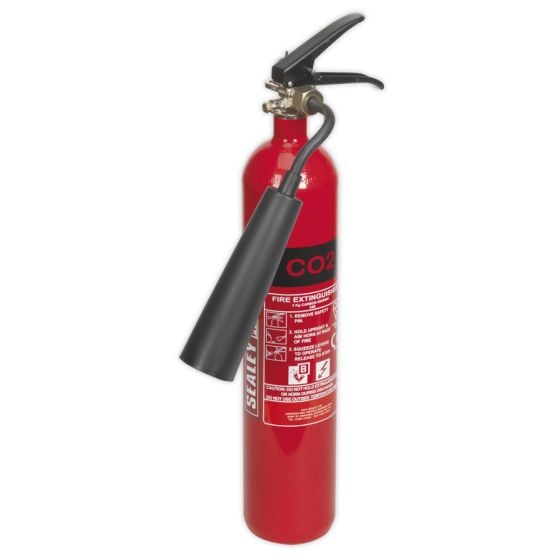 Fire Extinguisher 2kg Carbon Dioxide Sealey Part No. SCDE02