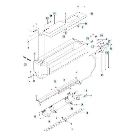 Seeder Assembly for Husqvarna SD22B5DSA Dethatcher