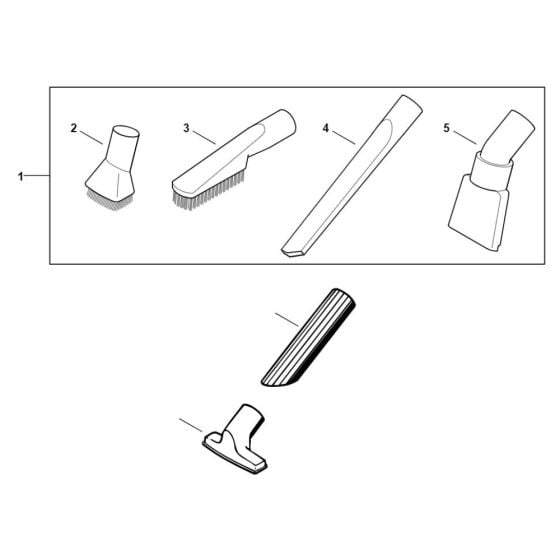 Accessories for Stihl SE 33 Vacuum