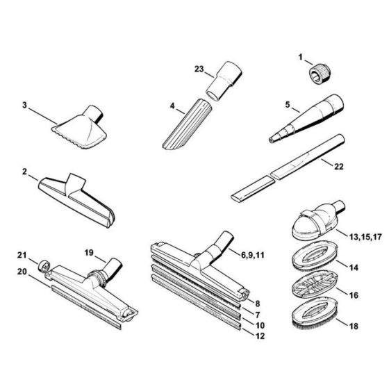 Extras for Stihl SE 33 Vacuum