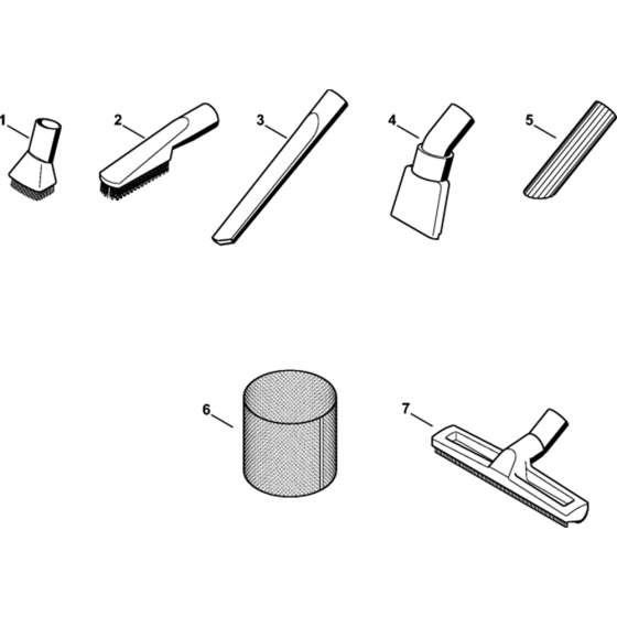 Extras Assembly for Stihl SE62, SE62E Vacuum Cleaners