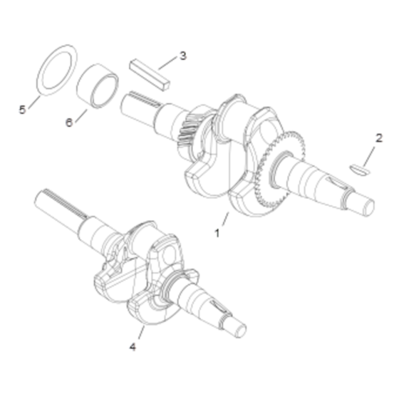 CrankShaft for Kohler SH255 Engines