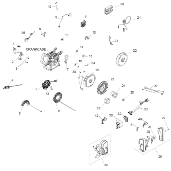 Ignition/Charging for Kohler SH265 Engines