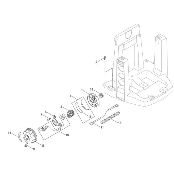 Throttle for ECHO SHR-170SI Backpack Sprayer