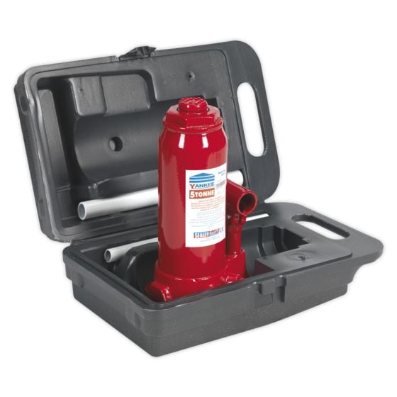 Bottle Jack 5tonne with Carry-Case Sealey Part No. SJ5BMC