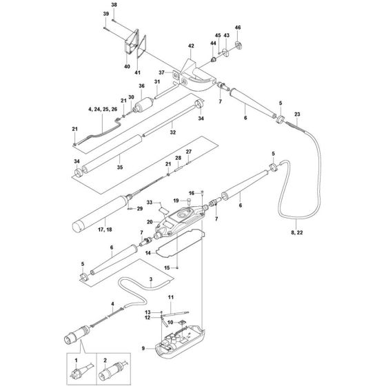 Complete Assembly for Husqvarna SMART-E 48 Poker