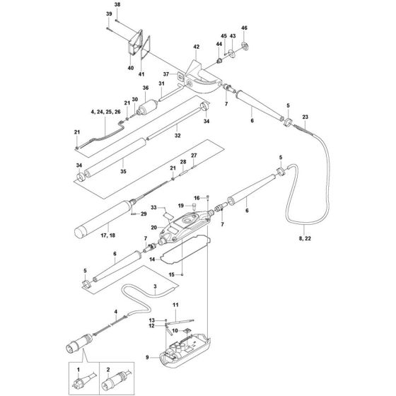 Complete Assembly for Husqvarna SMART-E 56 Poker