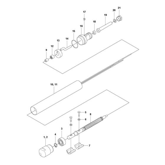 Vibrator Assembly for Husqvarna SMART 48 Poker