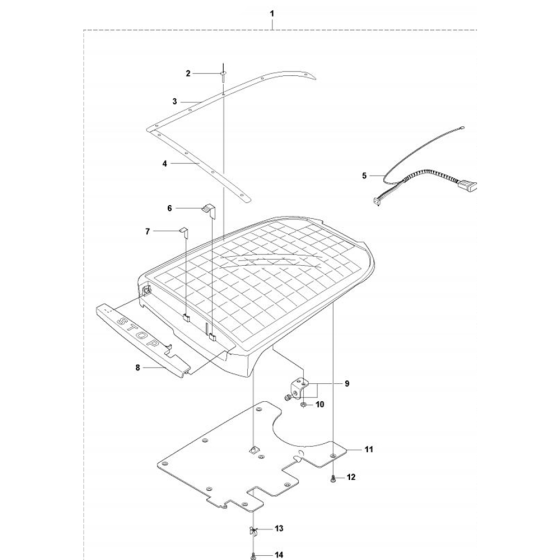 Solar Generator Assembly for Husqvarna Automower Solar Hybrid