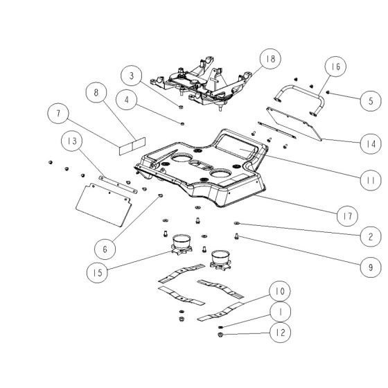 Drive, Cutting Assembly -3 for OREC SP1000 Mower