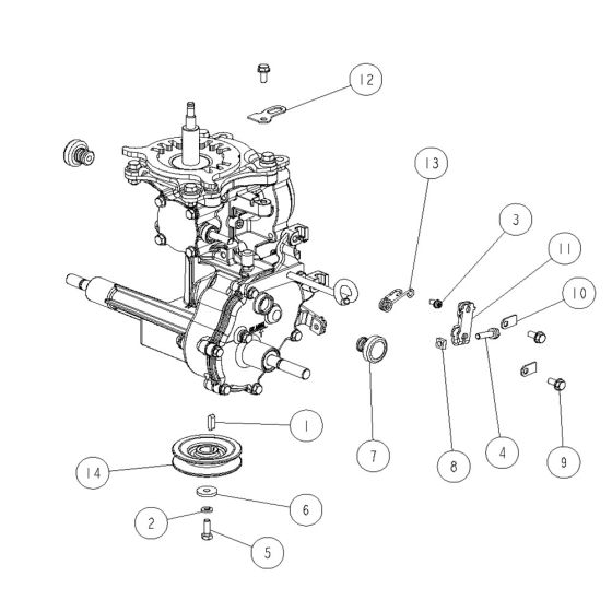 Transmission Assembly for OREC SP1000 Mower