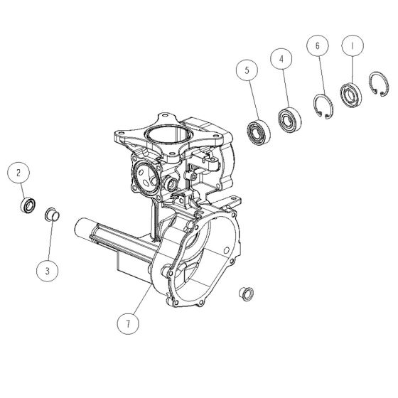 Transmission Assembly -8 for OREC SP1000 Mower