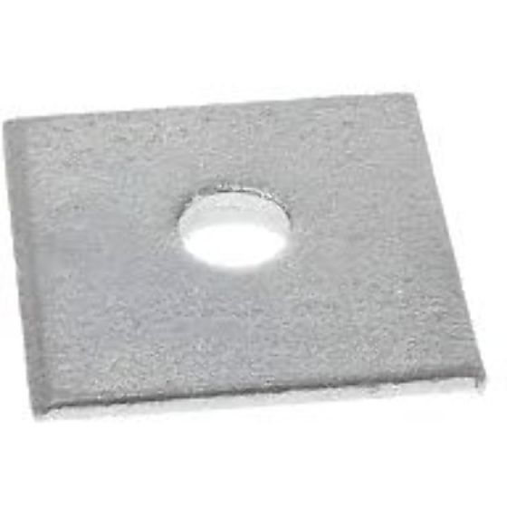 Square Plate Washer, M8 (Hole) Size: 1.1/2", Thick: 3mm - Each ***LAST STOCK***