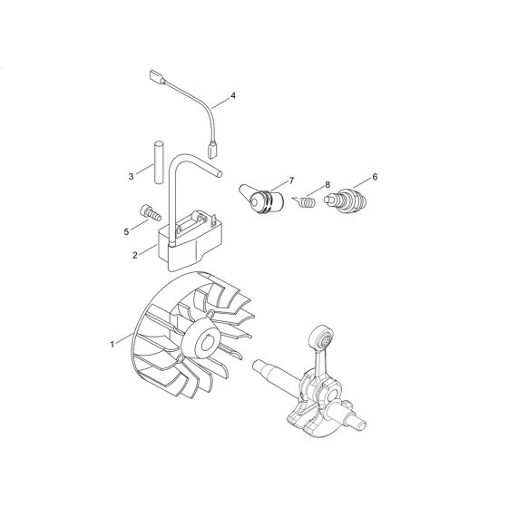 Magneto for ECHO SRM-236/L Brushcutter