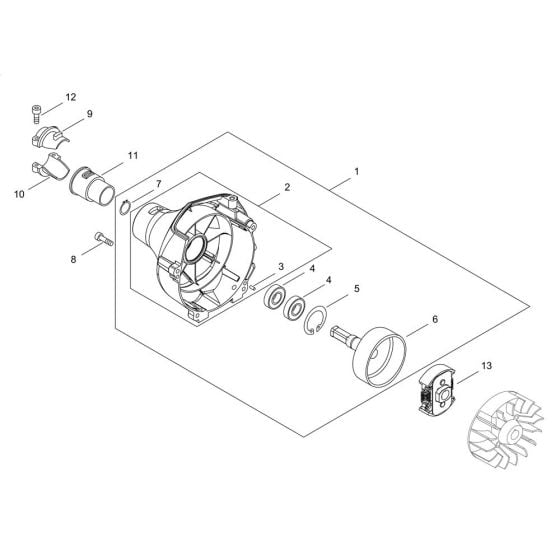 Clutch for ECHO SRM-236/U Brushcutter