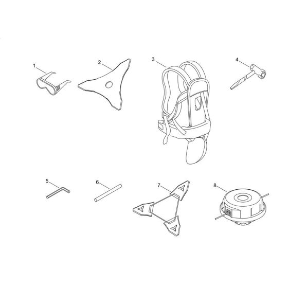 Accessories for ECHO SRM-236ES/U Brushcutter