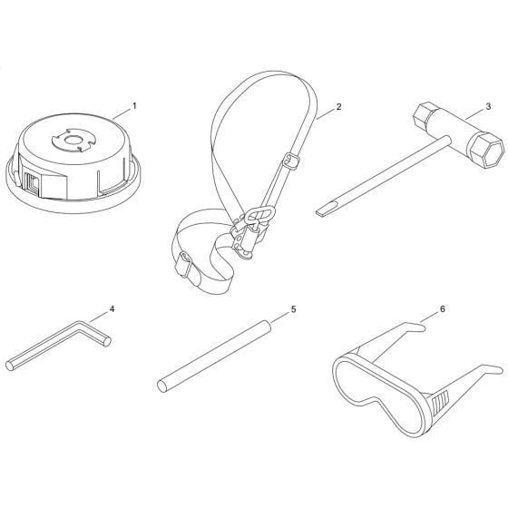 Nylon Line Cutter for ECHO SRM-2620ES/L Brushcutter