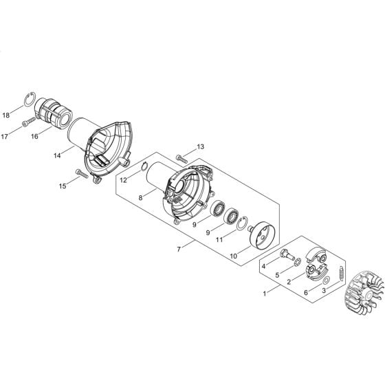 Clutch for ECHO SRM-2620ES/L Brushcutter